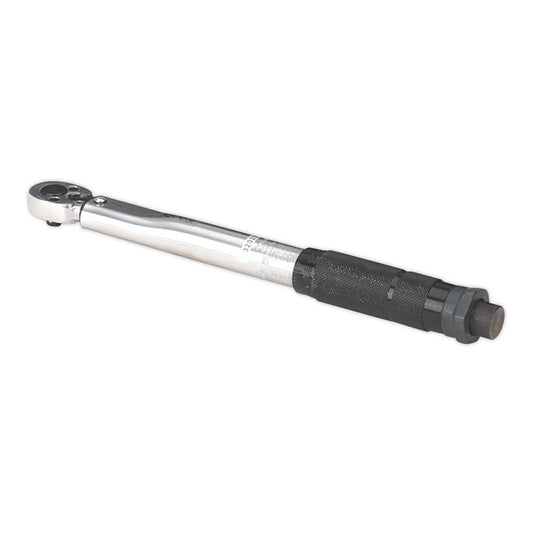Sealey Torque Wrench Micrometer Style 1/4"Sq Drive 5-25Nm 44-221lb.in STW101