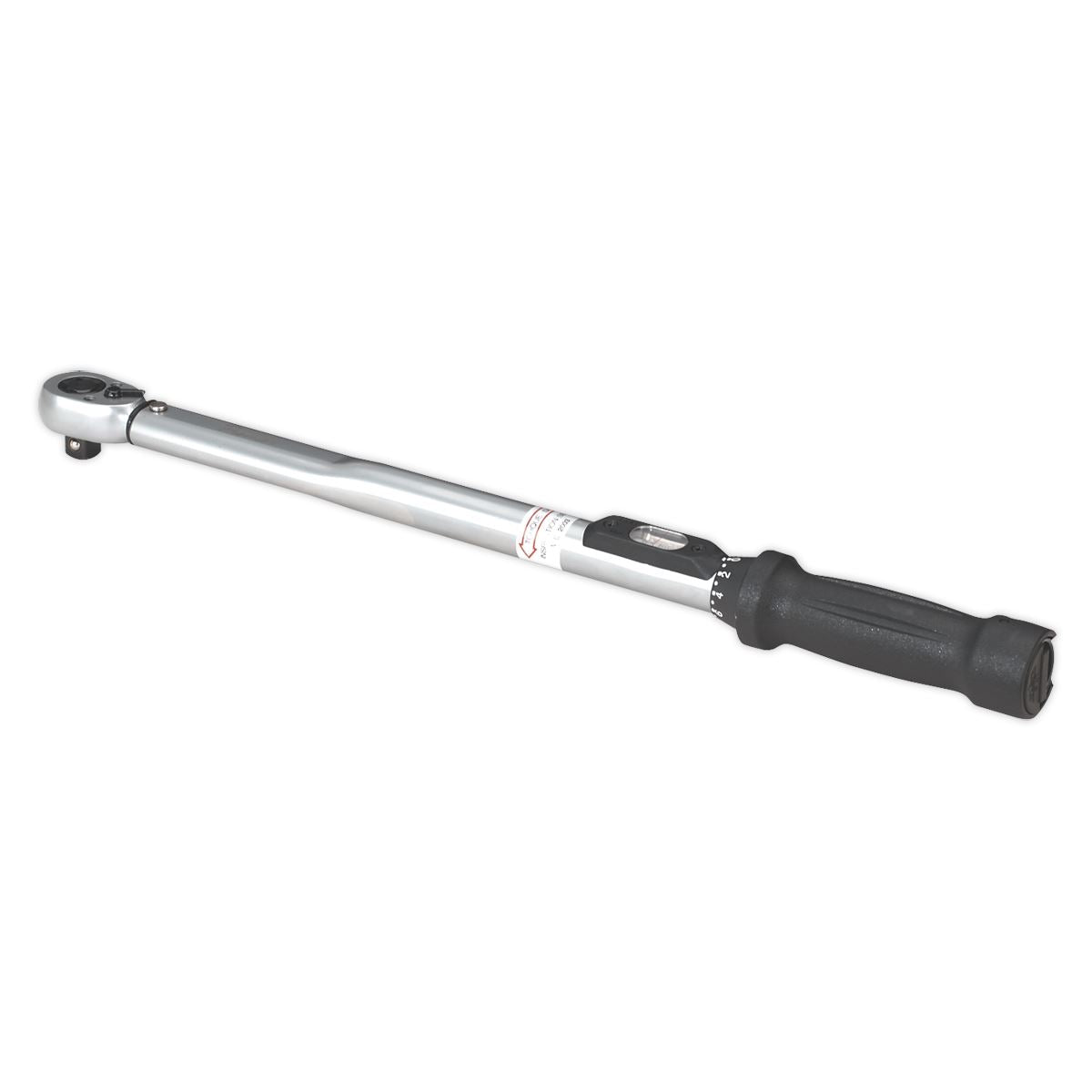 Sealey Torque Wrench Locking Micrometer Style 1/2"D 40-210Nm 30-150lb.ft STW201