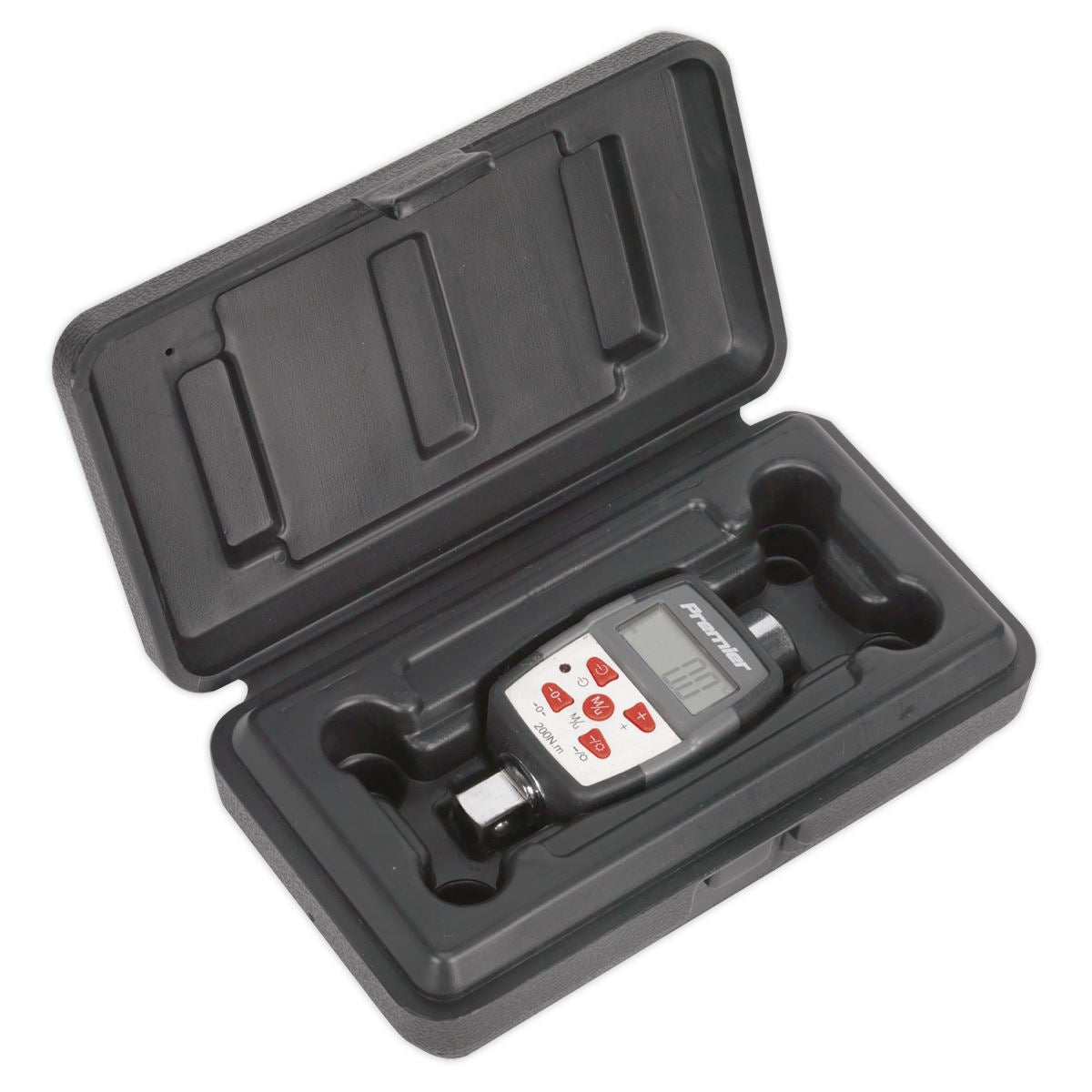 Sealey Torque Adaptor with Angle Digital 1/2"D 20-200Nm 14.7-147.5lb.ft STW291