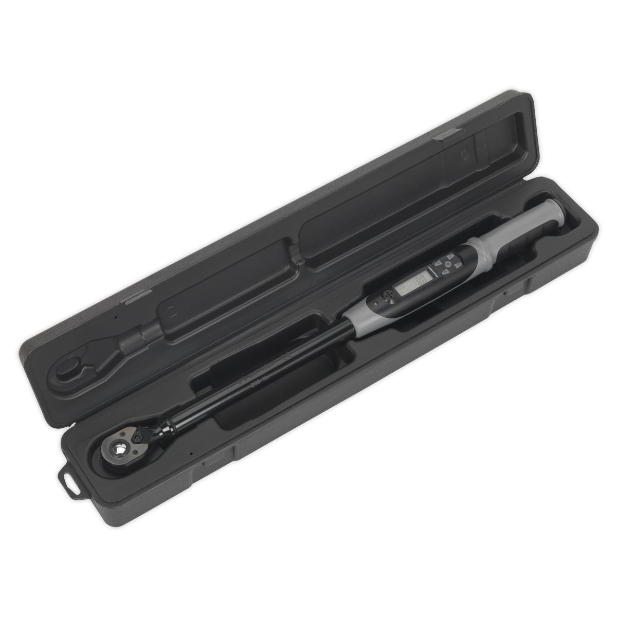 Sealey Angle Torque Wrench Digital 1/2"D 20-200Nm 14.7-147.5lb.ft Black STW306B