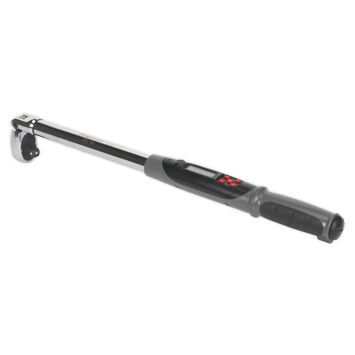 Sealey Angle Torque Wrench Flexi Digital 1/2"D 20-200Nm 14.7-147.5lb.ft STW309