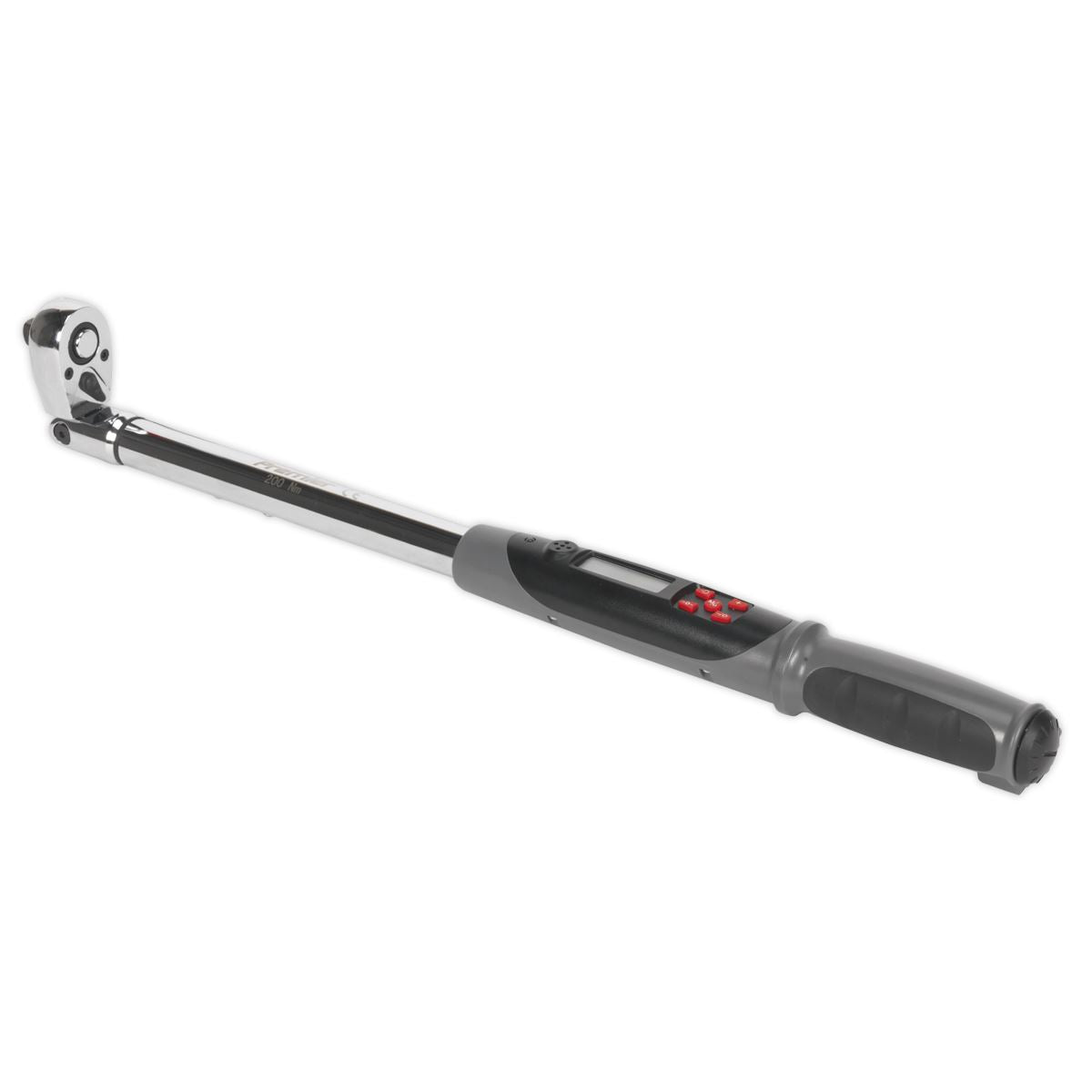 Sealey Angle Torque Wrench Flexi Digital 1/2"D 20-200Nm 14.7-147.5lb.ft STW309