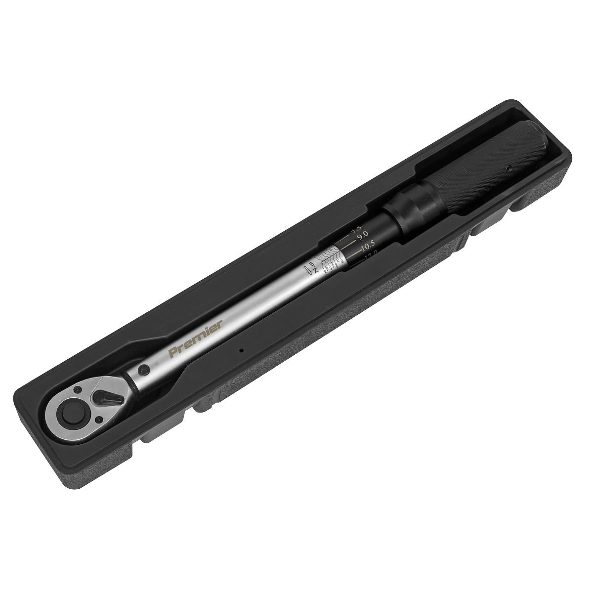 Sealey Torque Wrench Micrometer Style 40 to 210Nm 29.5 to 155lb.ft 1/2"D STW400