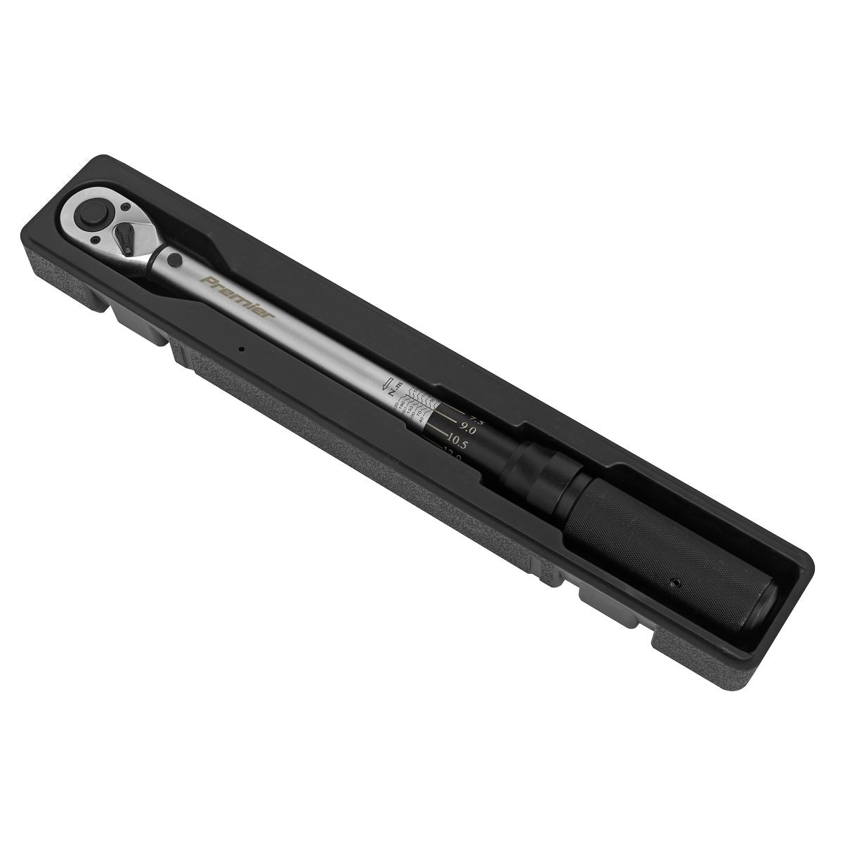 Sealey Torque Wrench Micrometer Style 40 to 210Nm 29.5 to 155lb.ft 1/2"D STW400