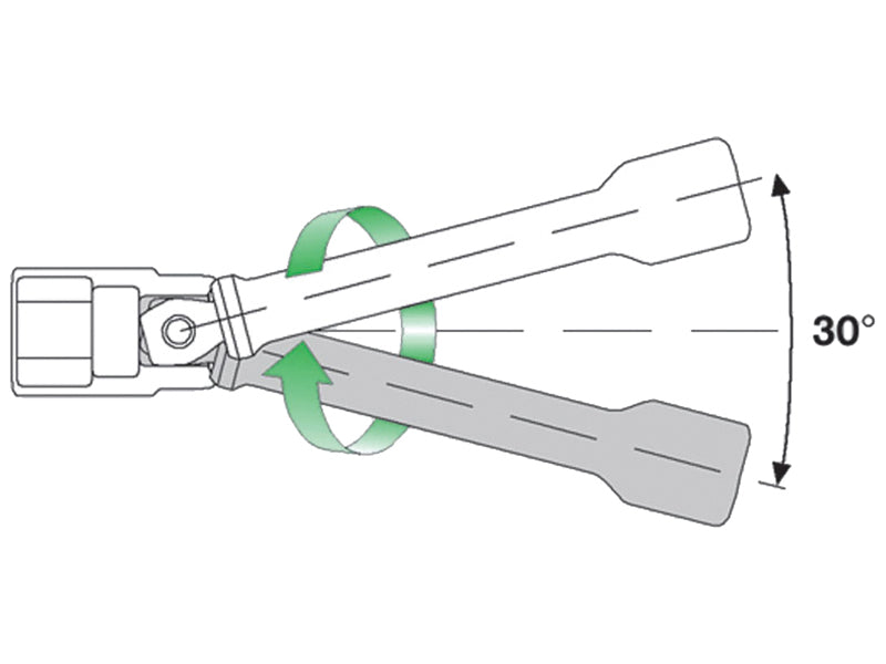 Stahlwille 1/4in Wobble Drive Extension Bar 100mm Torque 40Nm STW4054W
