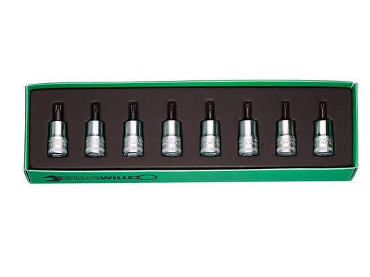 Stahlwille TORX Bit Socket 3/8in Drive Set, 8 Piece STW49TX8