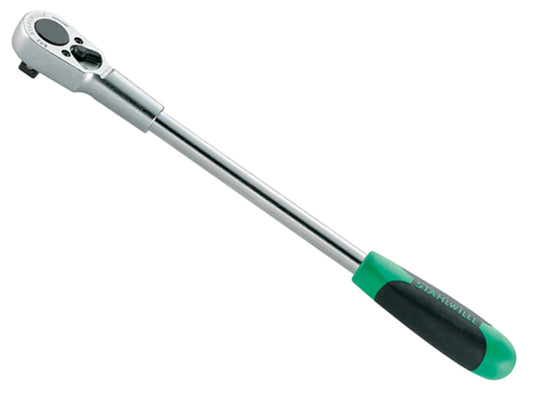 Stahlwille 1/2in Drive Long Handle Reversible Ratchet 36 Teeth 532 STW532N