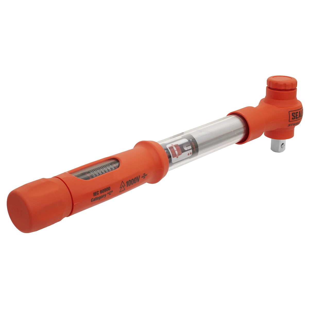 Sealey Insulated Torque Wrench 1/2"Sq Drive 20-100Nm 14.75-73.76lb.ft STW807