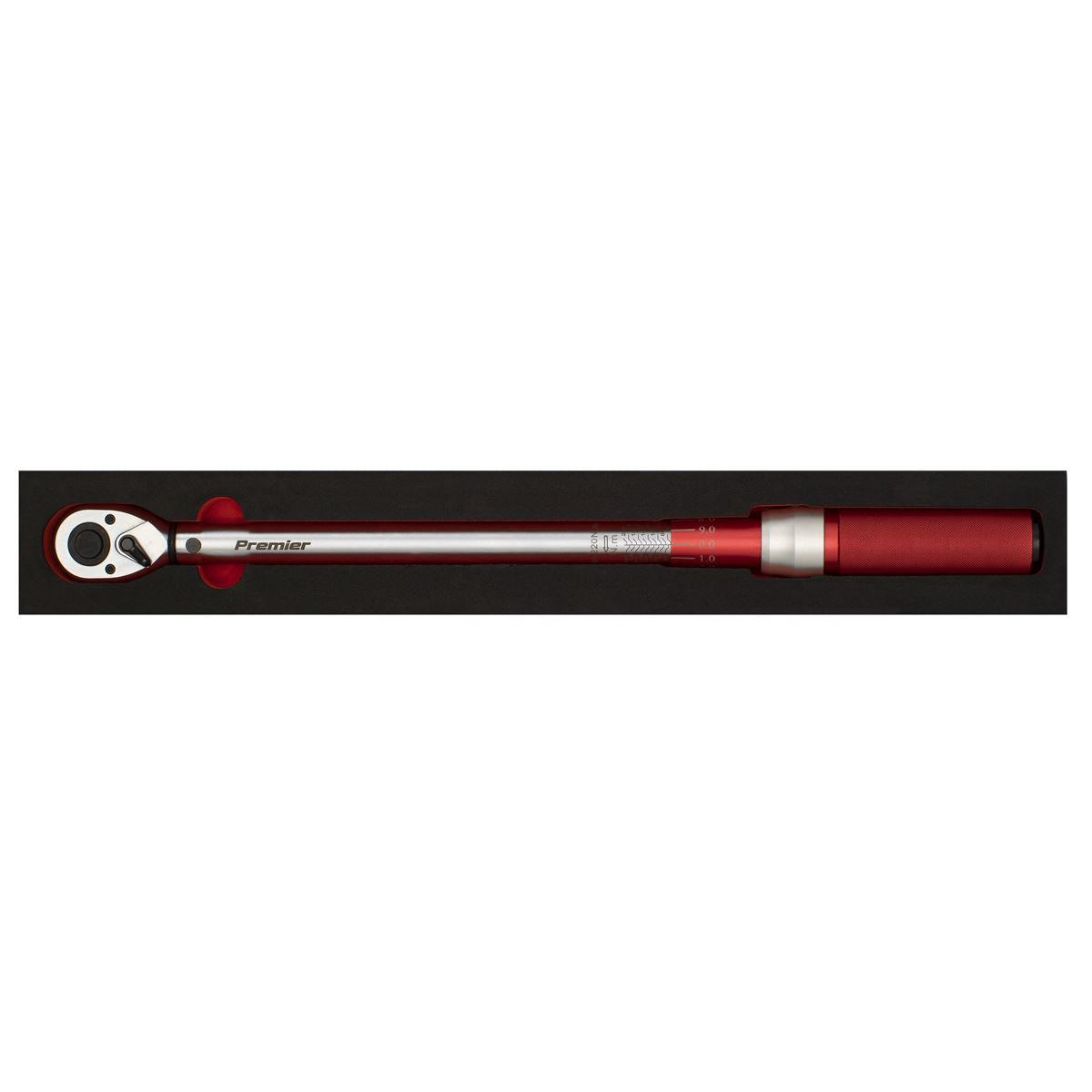 Sealey Torque Wrench Micrometer Style 1/2"D 40 to 220Nm 29.5-162.4lb.ft STW904