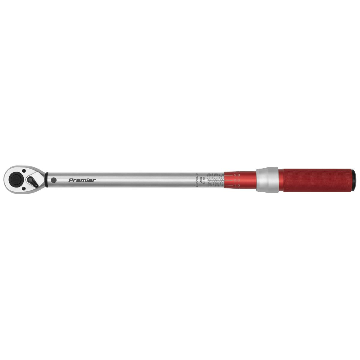 Sealey Torque Wrench Micrometer Style 1/2"D 40 to 220Nm 29.5-162.4lb.ft STW904