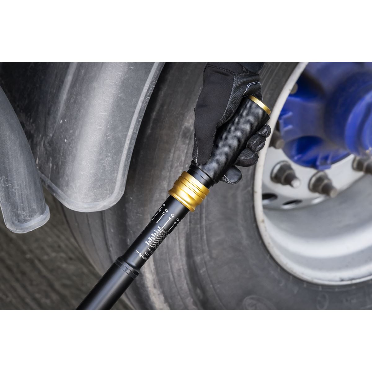 Sealey Premier Black Torque Wrench Micrometer 3/4"Sq Drive Calibrated 160-800Nm STW907B