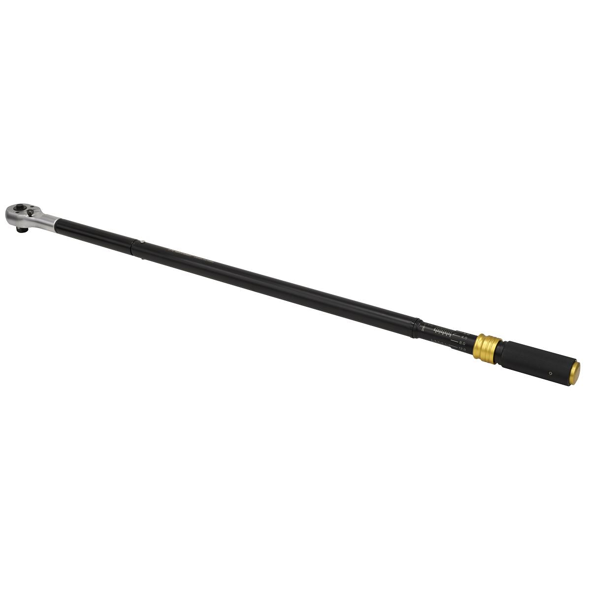 Sealey Premier Black Torque Wrench Micrometer 3/4"Sq Drive Calibrated 200-1000Nm STW908B