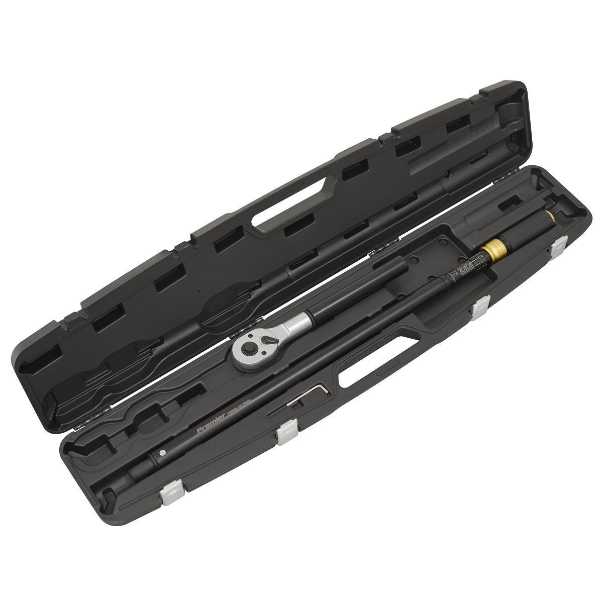 Sealey Premier Black Torque Wrench Micrometer 3/4"Sq Drive Calibrated 200-1000Nm STW908B