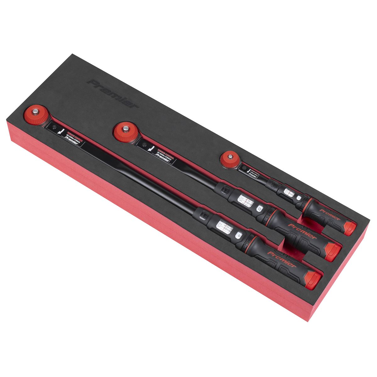Sealey Premier Black Calibrated Micrometer Torque Wrench Set 3pc STW920SET