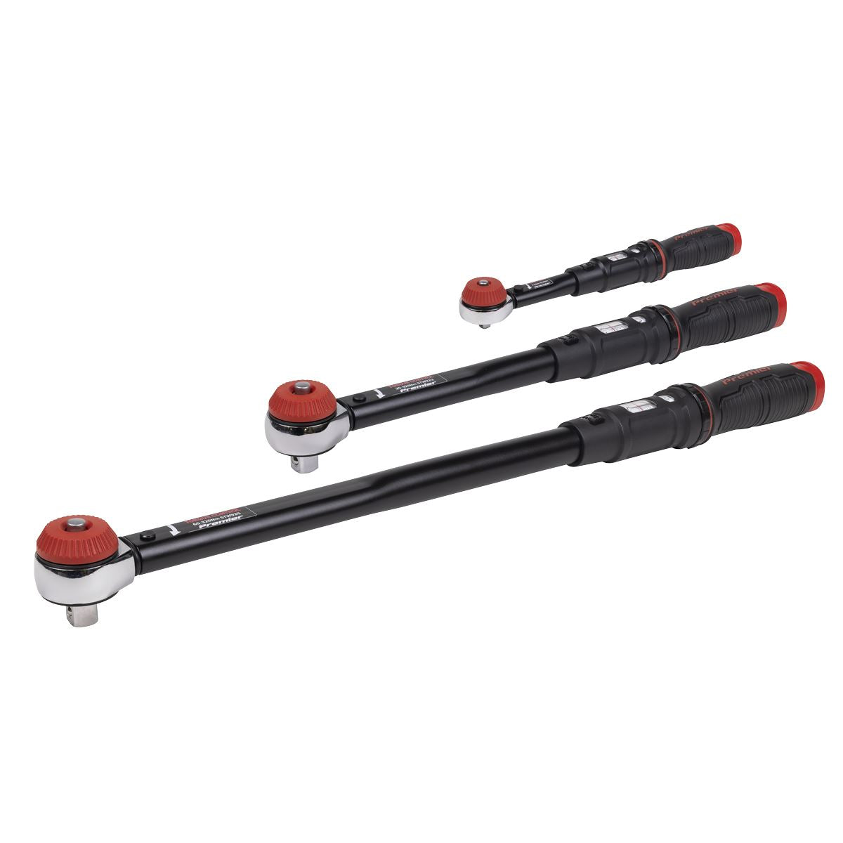 Sealey Premier Black Calibrated Micrometer Torque Wrench Set 3pc STW920SET