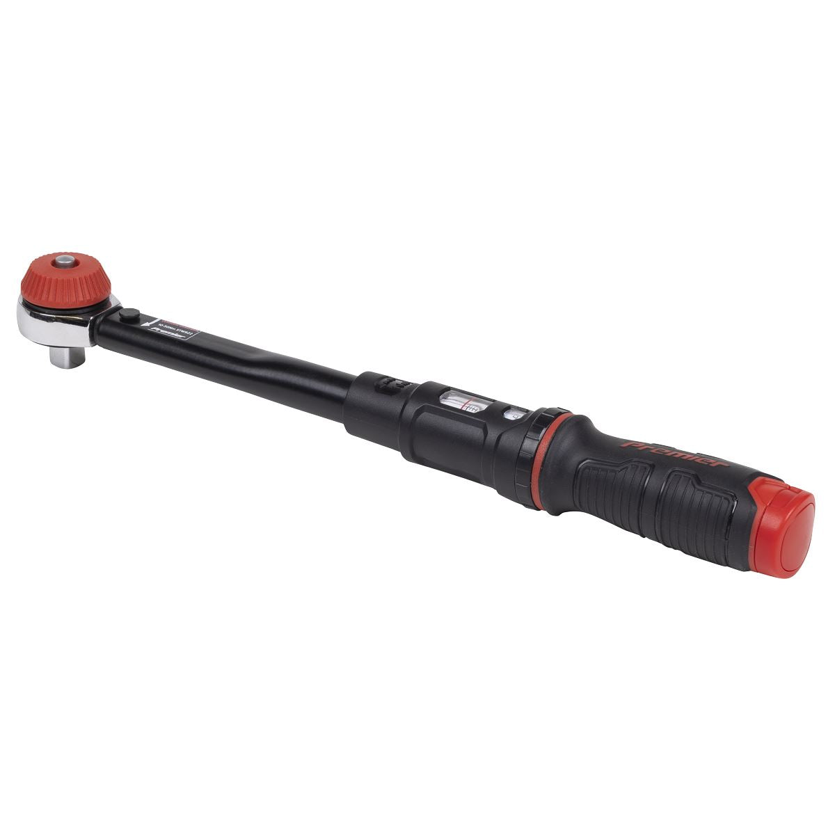 Sealey Premier Black Calibrated Micrometer Torque Wrench with 3/8"Sq Push-Through Drive 10-50Nm STW922