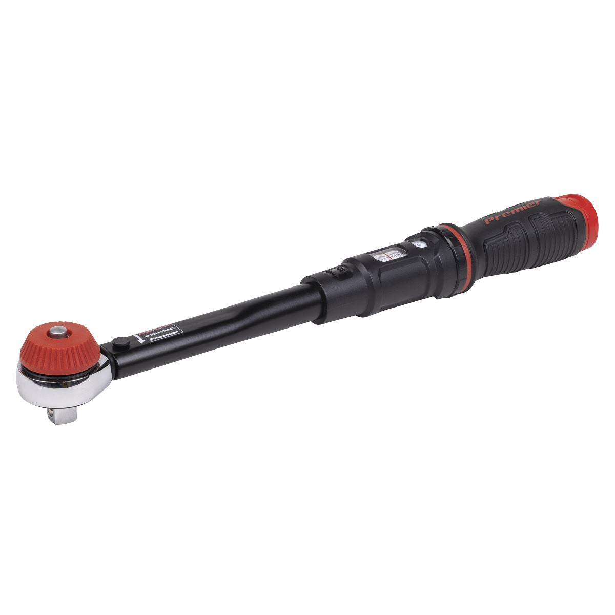 Sealey Premier Black Calibrated Micrometer Torque Wrench with 3/8"Sq Push-Through Drive 10-50Nm STW922