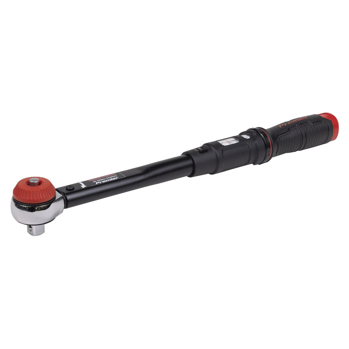 Sealey Premier Black Calibrated Micrometer Torque Wrench with 3/8"Sq Push-Through Drive 20-100Nm STW923