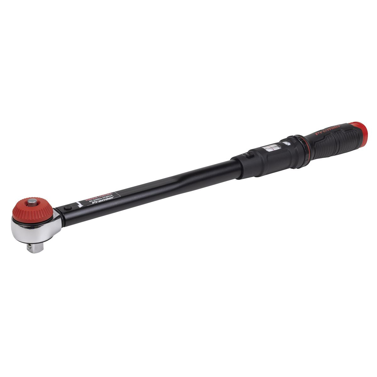 Sealey Premier Black Calibrated Micrometer Torque Wrench with 1/2"Sq Push-Through Drive 40-200Nm STW924