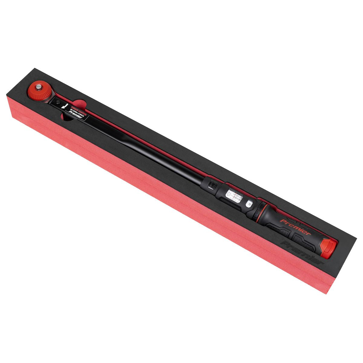 Sealey Premier Black Calibrated Micrometer Torque Wrench with 1/2"Sq Push-Through Drive 60-320Nm STW925