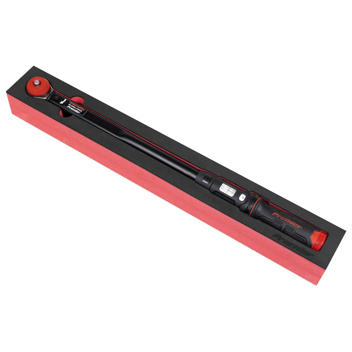 Sealey Premier Black Calibrated Micrometer Torque Wrench with 1/2"Sq Push-Through Drive 80-420Nm STW926