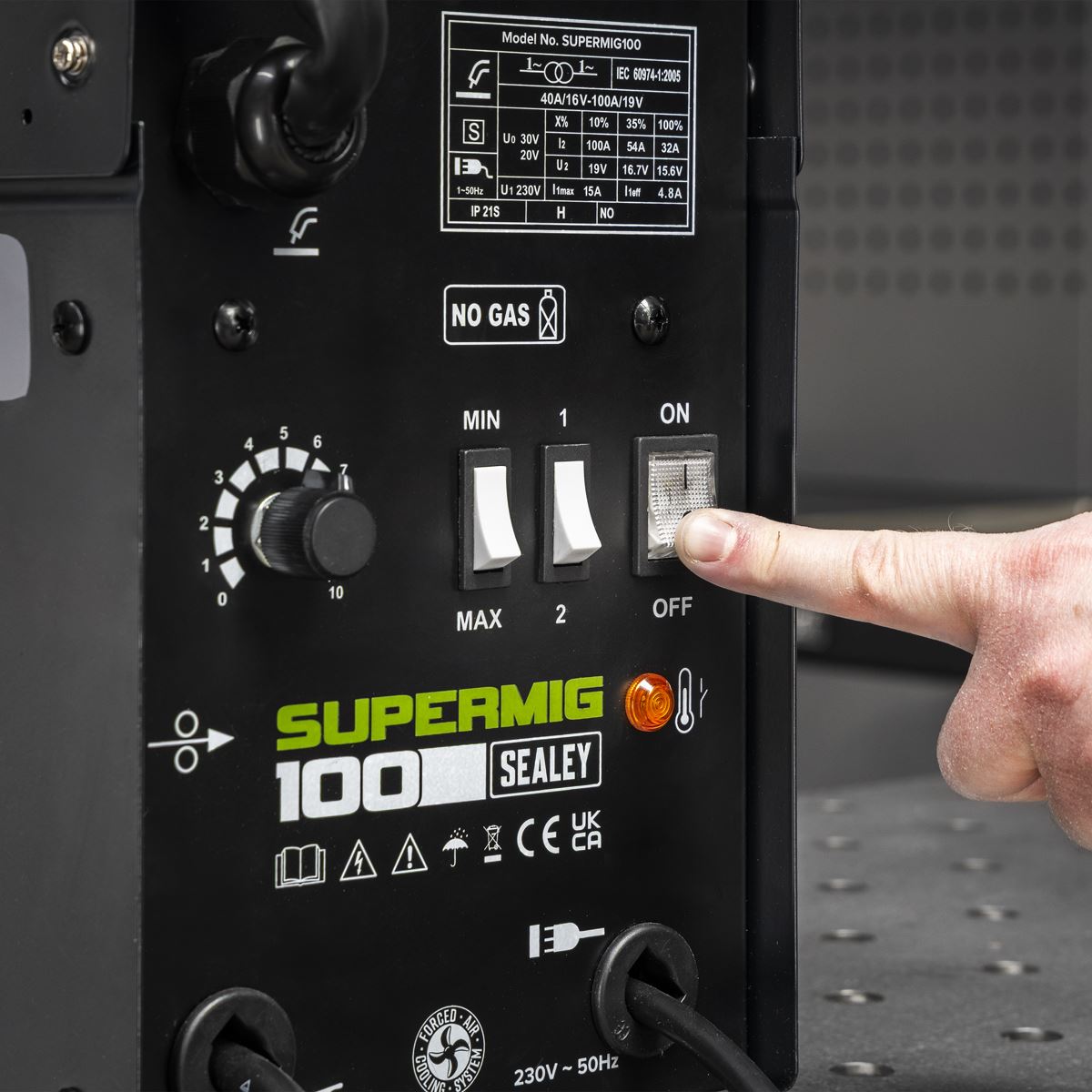Sealey No-Gas MIG Welder 100A 230V SUPERMIG100