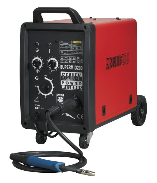 Sealey Professional MIG Welder 200A 230V with Binzel&reg; Euro Torch SUPERMIG200