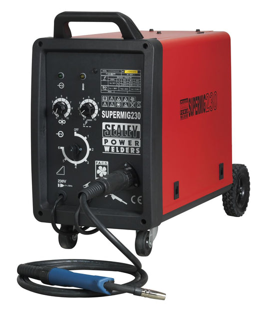Sealey Professional MIG Welder 230A 230V with Binzel&reg; Euro Torch SUPERMIG230