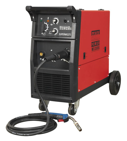 Sealey Professional MIG Welder 270Amp 230V with Binzel&reg; Euro Torch SUPERMIG275