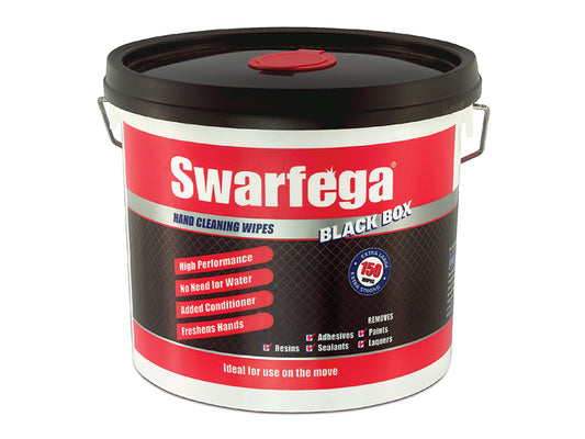 Swarfega® Black Box® Heavy-Duty Trade Hand Wipes (150) SWASBB150W