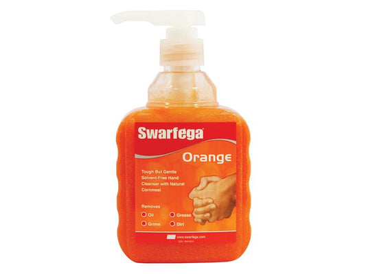 Swarfega® Orange Hand Cleaner Pump Top Bottle 450ml SWASOR450PP