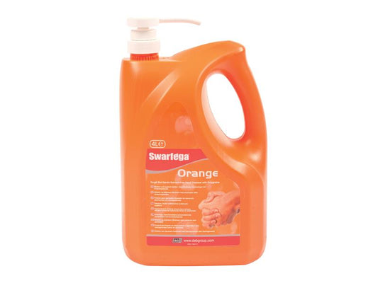Swarfega® Orange Hand Cleaner Pump Top Bottle 4 litre SWASOR4LMP