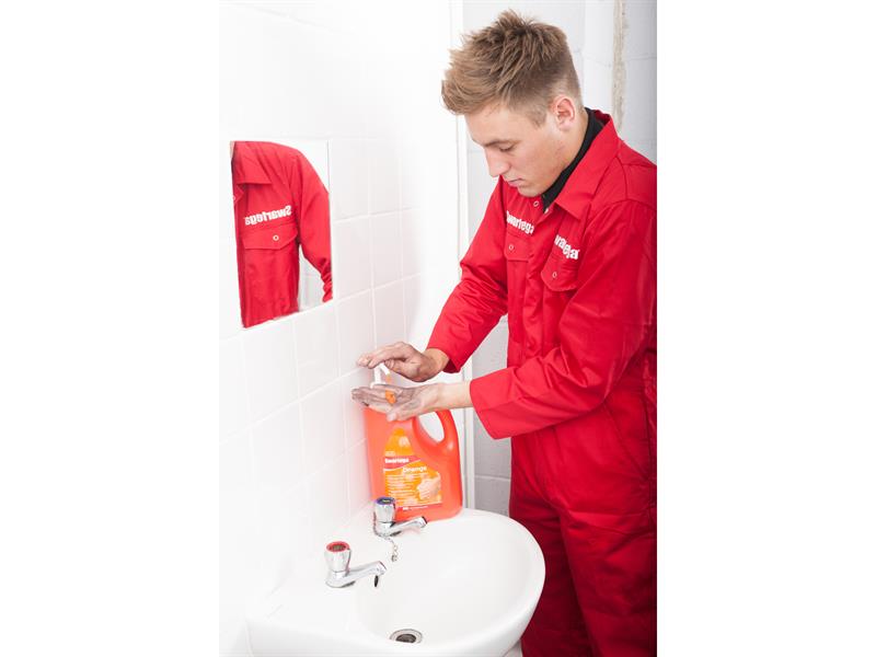 Swarfega® Orange Hand Cleaner Pump Top Bottle 4 litre SWASOR4LMP