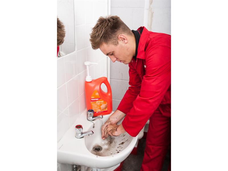 Swarfega® Orange Hand Cleaner Pump Top Bottle 4 litre SWASOR4LMP