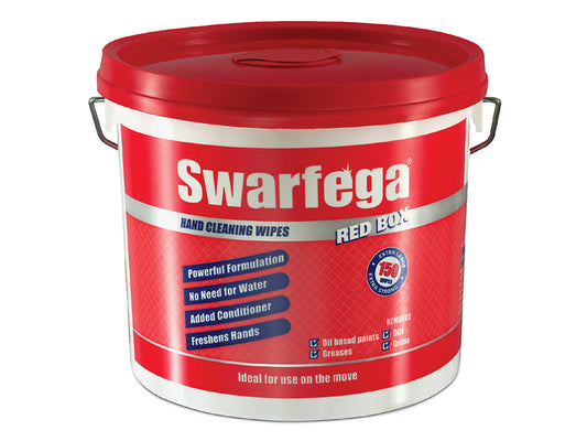 Swarfega® Red Box® Heavy-Duty Trade Hand Wipes (150) SWASRB150W