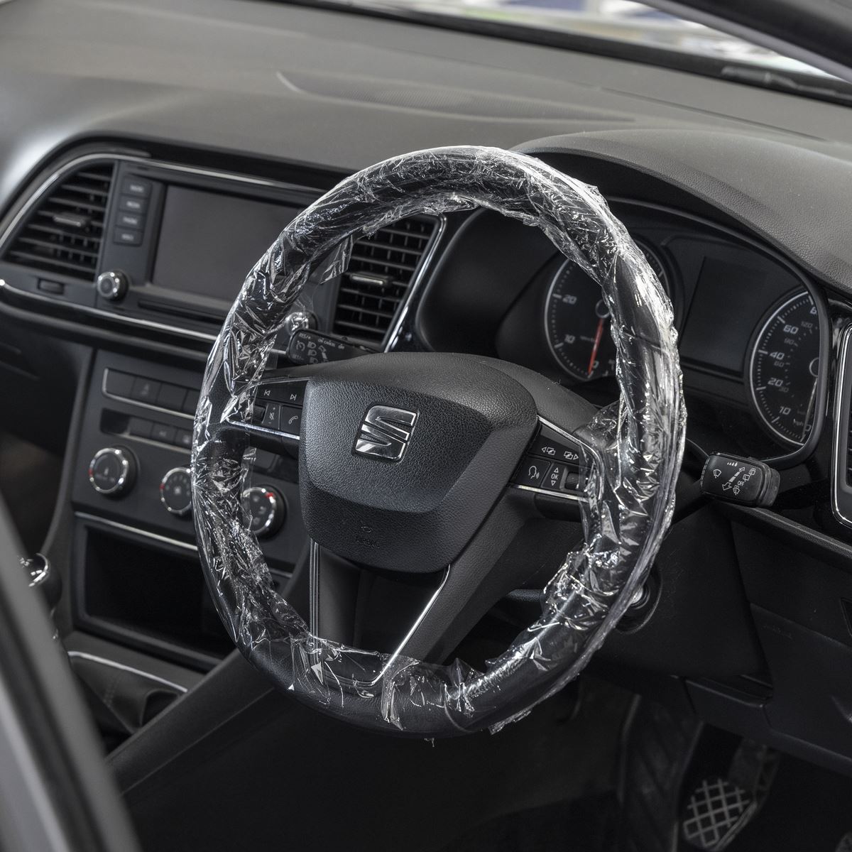 Sealey Steering Wheel Protection Film 150m with Applicator Handle SWPH150