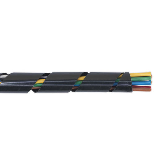 Sealey Spiral Wrap Cable Sleeving �14-28mm 10m SWS1428
