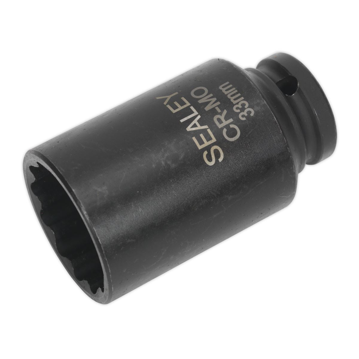 Sealey Impact Socket 33mm Bi-Hex Deep 1/2"Sq Drive SX0041