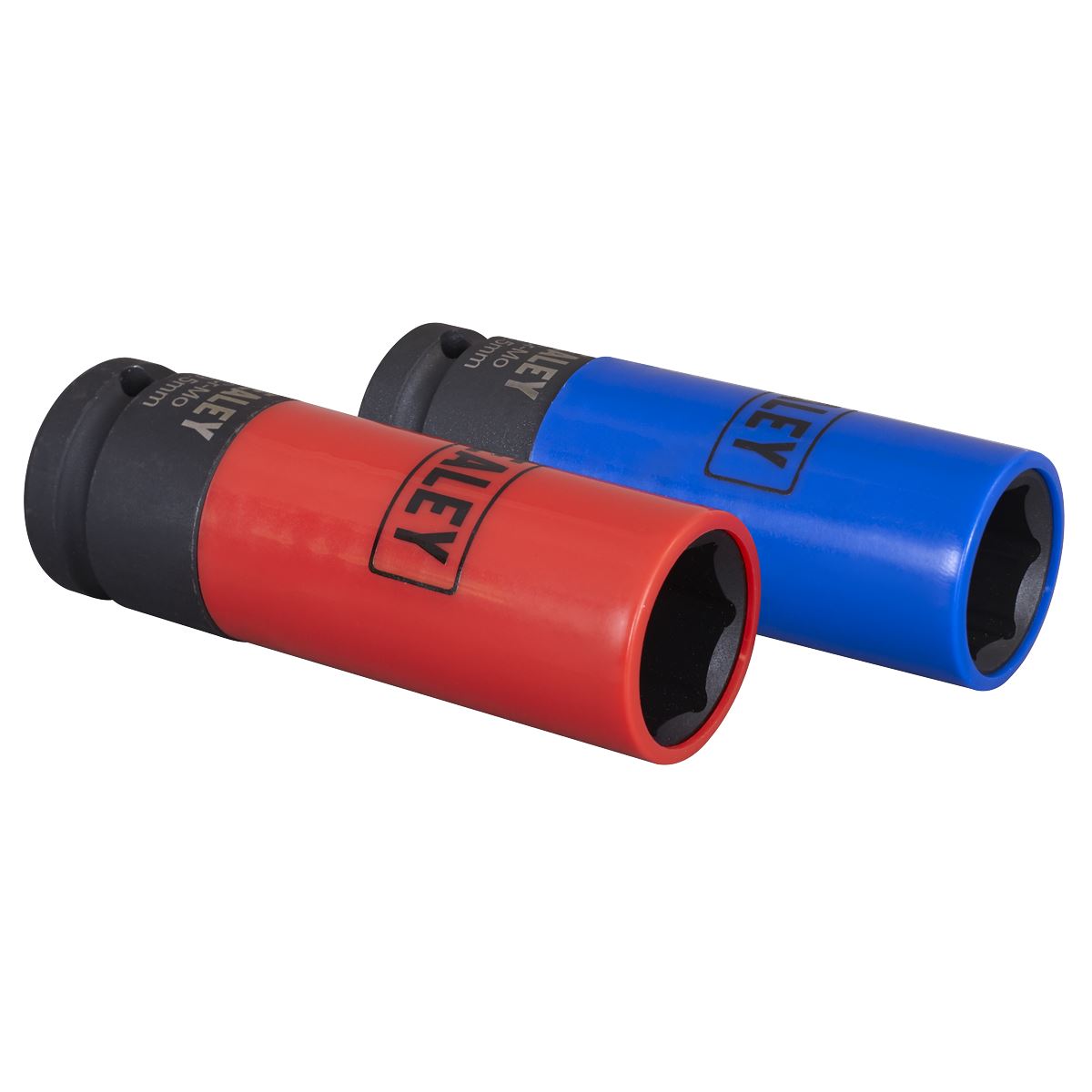 Sealey Alloy Wheel CAP Impact Socket Set 1/2"D 2pc 18.5 and 19.5mm SX01819