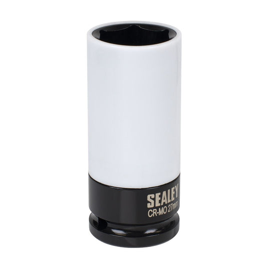 Sealey Alloy Wheel Impact Socket 27mm 1/2"Sq Drive SX03027