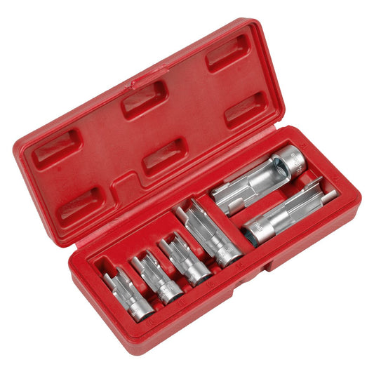 Sealey Window Socket Set 6pc For Sensors ABS & Diesel Injection Pipes SX0412