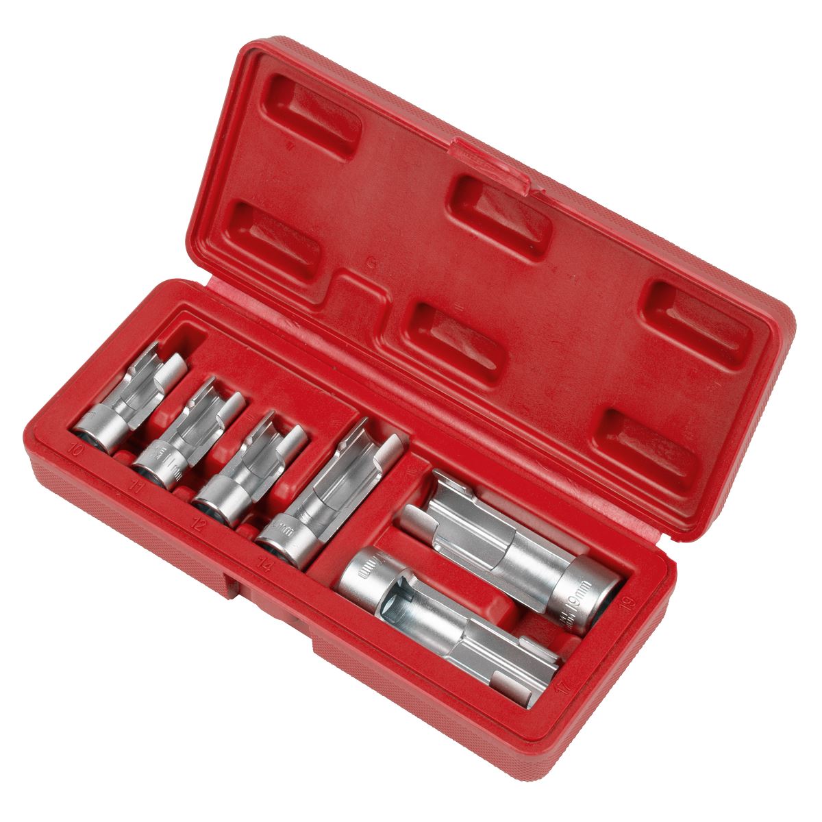 Sealey Window Socket Set 6pc For Sensors ABS & Diesel Injection Pipes SX0412