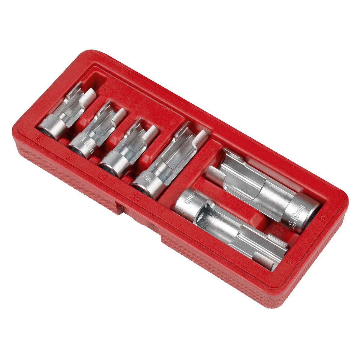 Sealey Window Socket Set 6pc For Sensors ABS & Diesel Injection Pipes SX0412