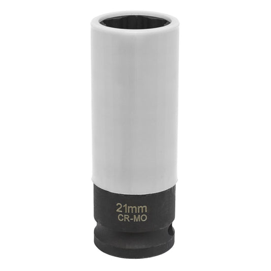 Sealey Alloy Wheel Impact Socket 1/2"Sq Drive - 21mm Star Profile for Hyundai SX0421