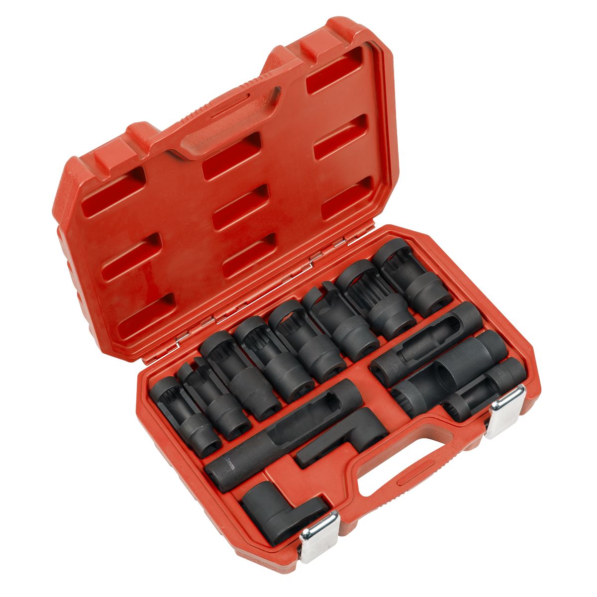 Sealey Oxygen & Diesel Injector Window Socket Set 1/2"Sq Drive 14pc SX045