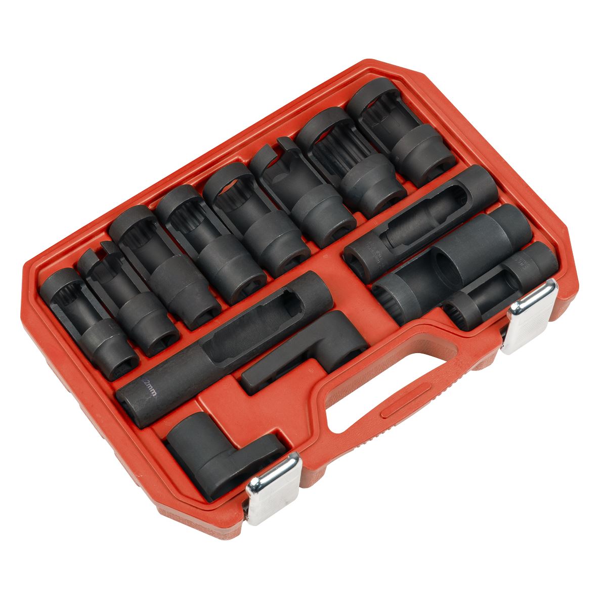 Sealey Oxygen & Diesel Injector Window Socket Set 1/2"Sq Drive 14pc SX045