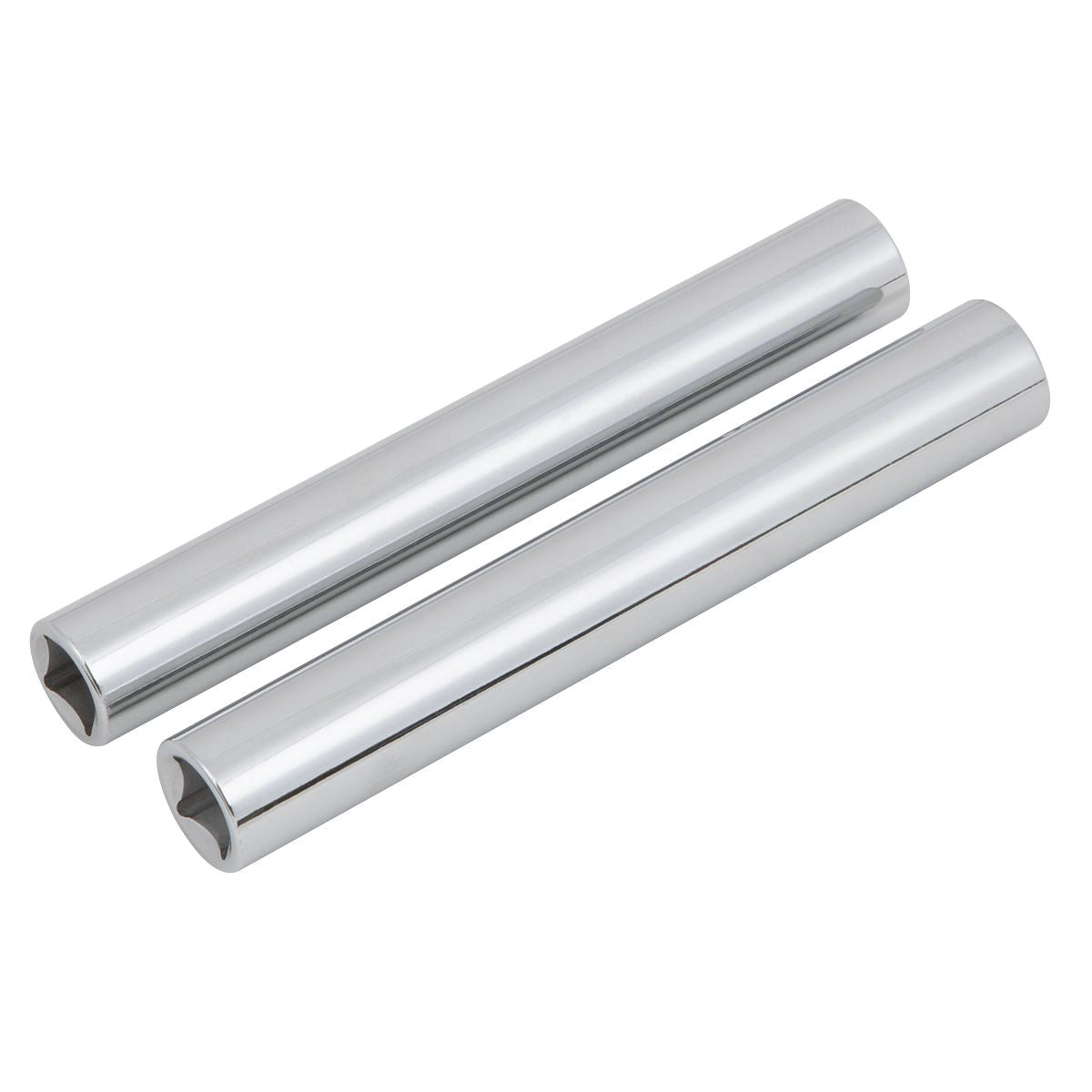 Sealey Extra-Deep Socket Set 10 12mm 2pc 3/8"Sq Drive 120mm Long SX1012