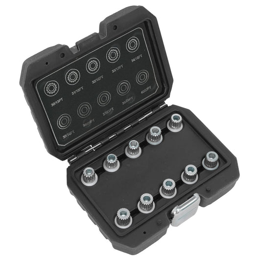 Sealey Locking Wheel Nut Key Set 10pc - BMW & Mini SX208
