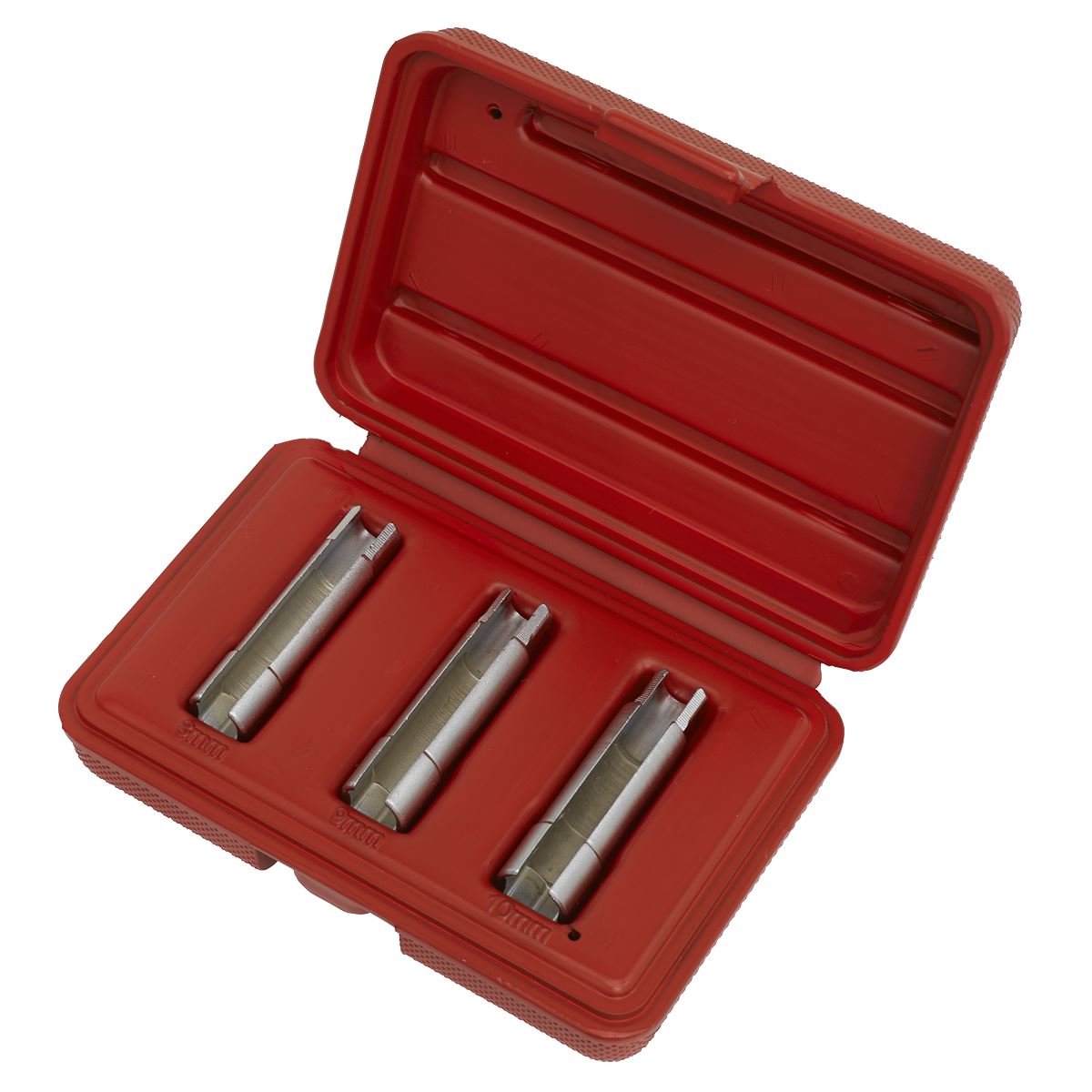 Sealey Metric Slotted Glow Plug Socket Set 3pc Alfa Romeo Fiat GM PSA SX4033