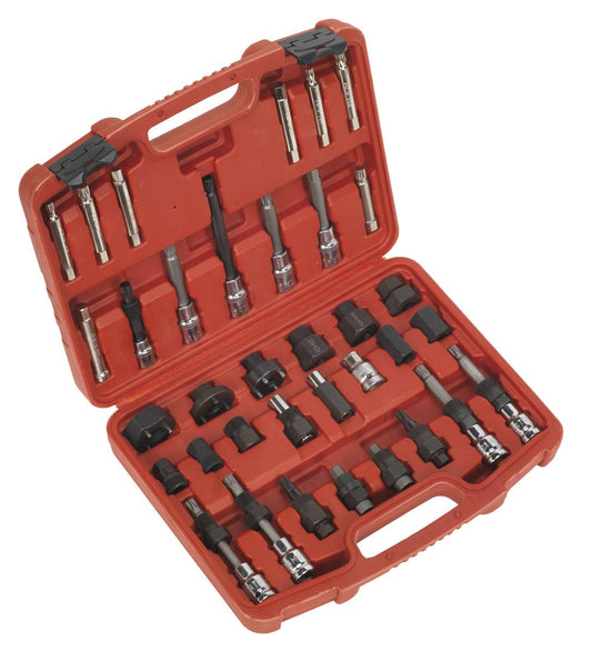 Sealey Alternator Freewheel Pulley Removal Set 35pc SX404